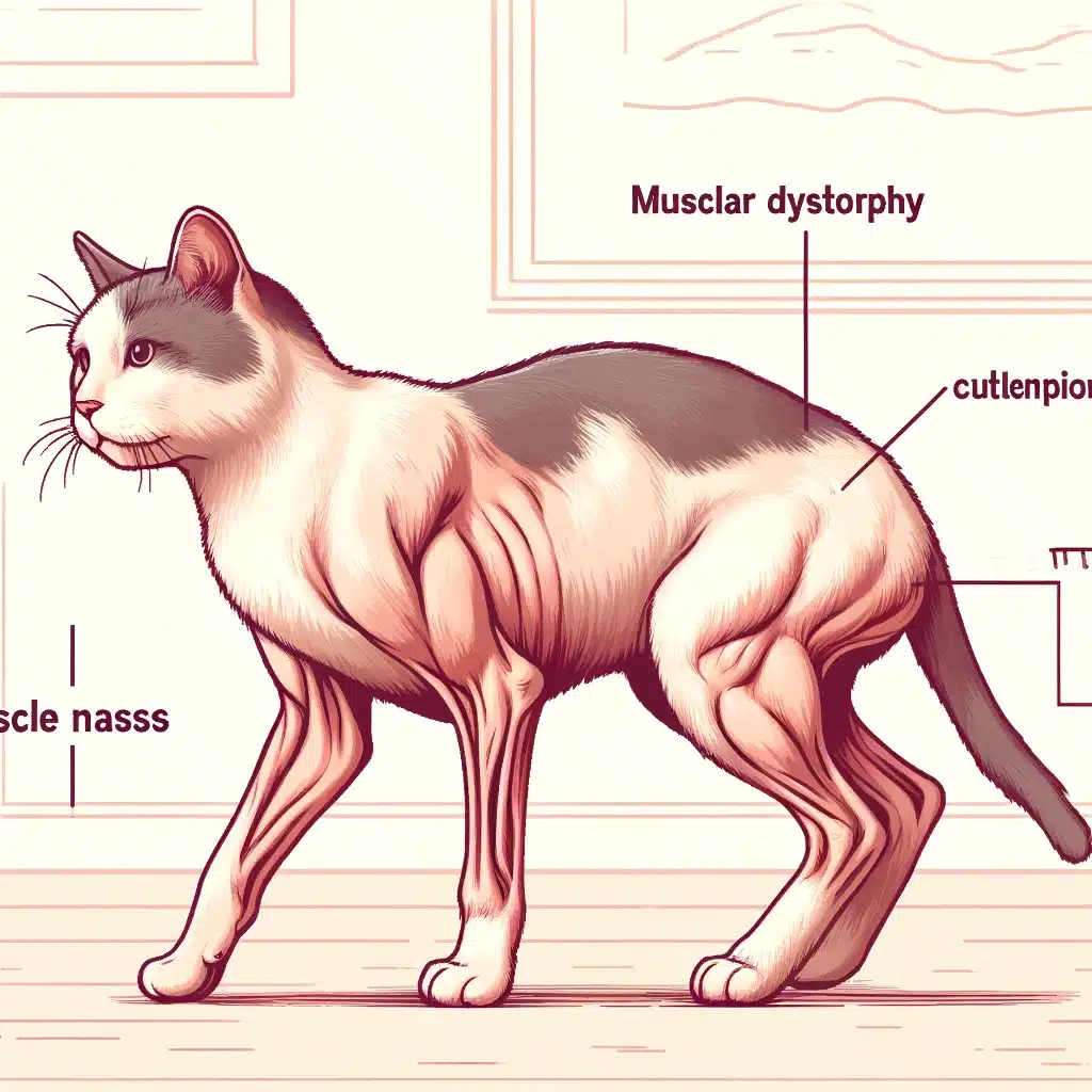 Dystrofia mięśniowa u kotów