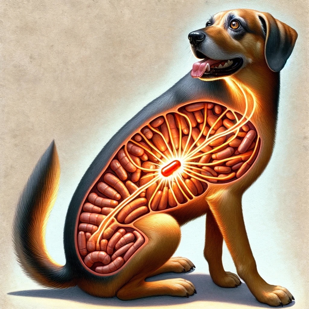 Capsule endoscopy dog